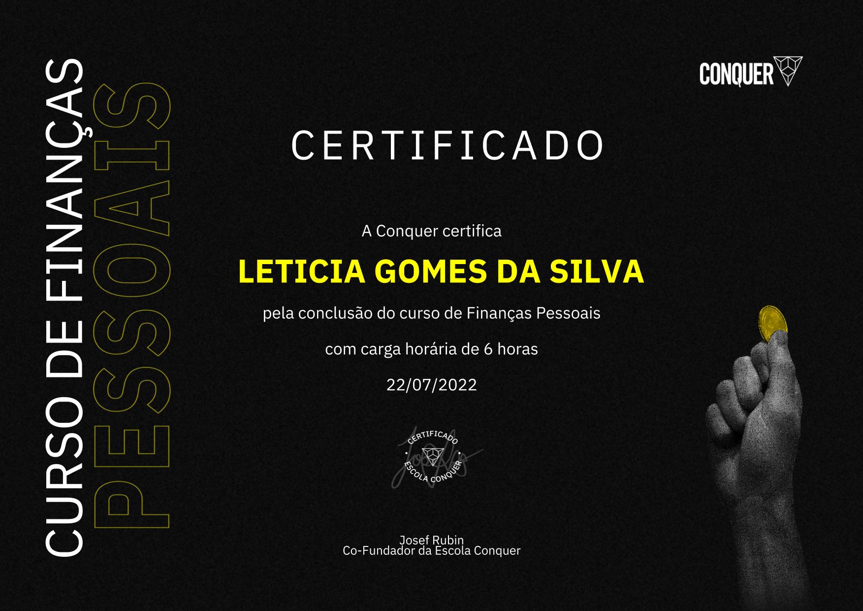 Certificado de Finanças Pessoais